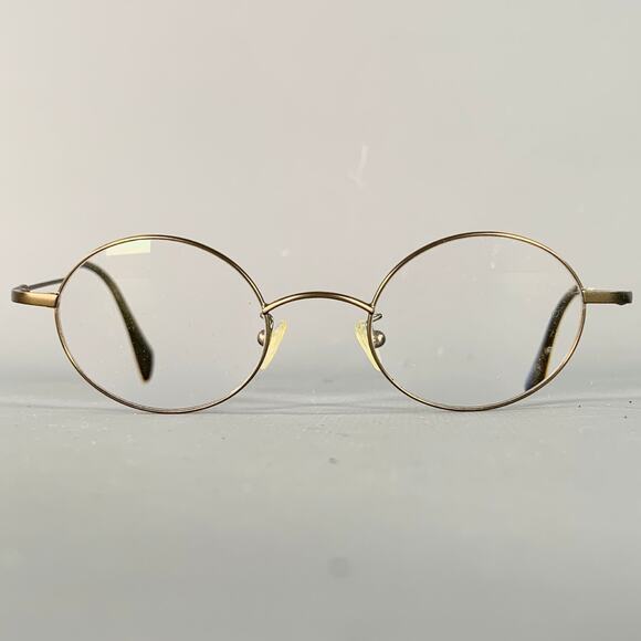 GIORGIO ARMANI Silver Metal Round Eyewear Readers - Picture 1 of 6